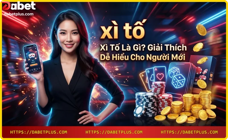 Bàn chơi xì tố với bài và chip tại Dabet