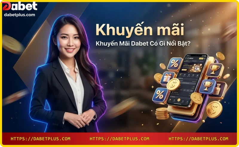 Các ưu đãi đa dạng tại Dabet gồm thưởng chào mừng, hoàn trả và vòng quay miễn phí