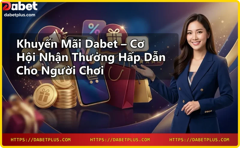 Các ưu đãi đa dạng tại Dabet gồm thưởng chào mừng, hoàn trả và vòng quay miễn phí