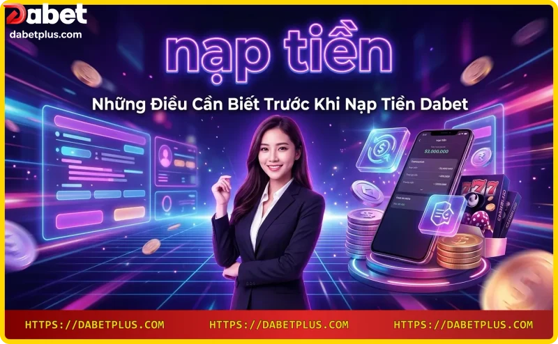 Các yếu tố cần kiểm tra trước khi nạp tiền Dabet như hạn mức, thời gian xử lý