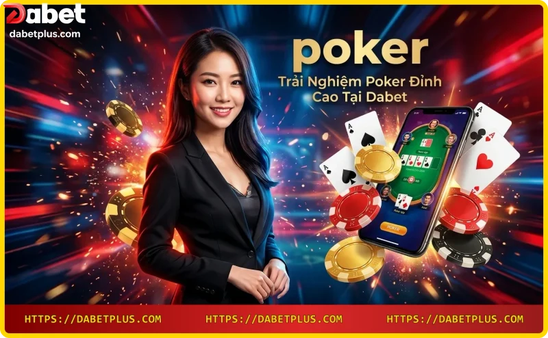 Góc nhìn người chơi poker tại bàn với chip và bài tây