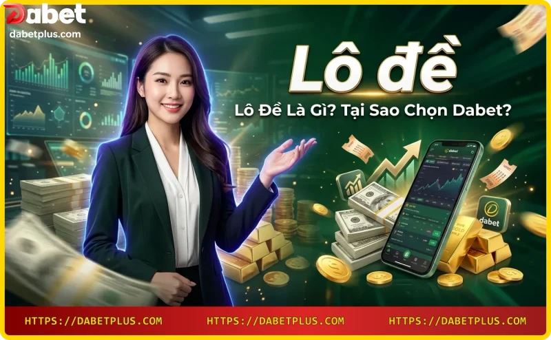 Hình ảnh minh họa lô đề và ứng dụng Dabet trên điện thoại