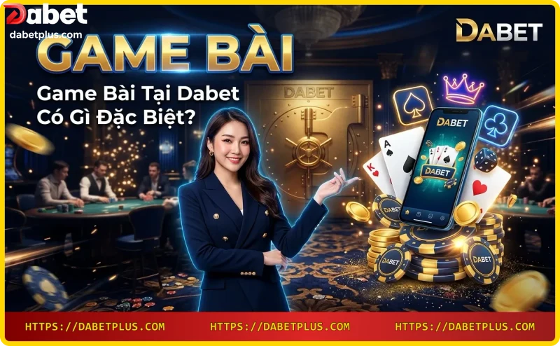 Không gian chơi game bài sang trọng tại Dabet