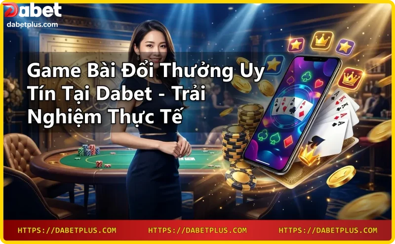 Không gian chơi game bài sang trọng tại Dabet
