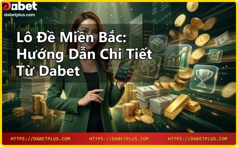 Lợi ích chơi lô đề miền Bắc tại Dabet: điện thoại thông minh với ứng dụng lottery, biểu tượng bảo mật, tiền vàng và dấu tích xác nhận.