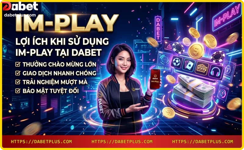 Người chơi đang đặt cược trên giao diện IM-Play với đồng xu vàng và biểu đồ lợi nhuận