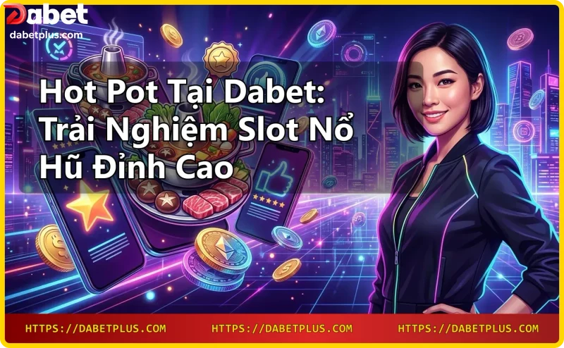 Người chơi quay slot Hot Pot tại Dabet