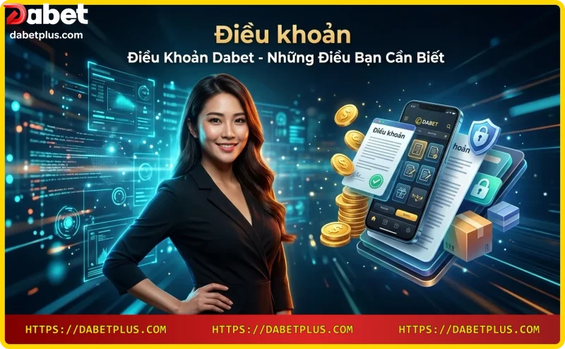 Người dùng tìm hiểu điều khoản Dabet
