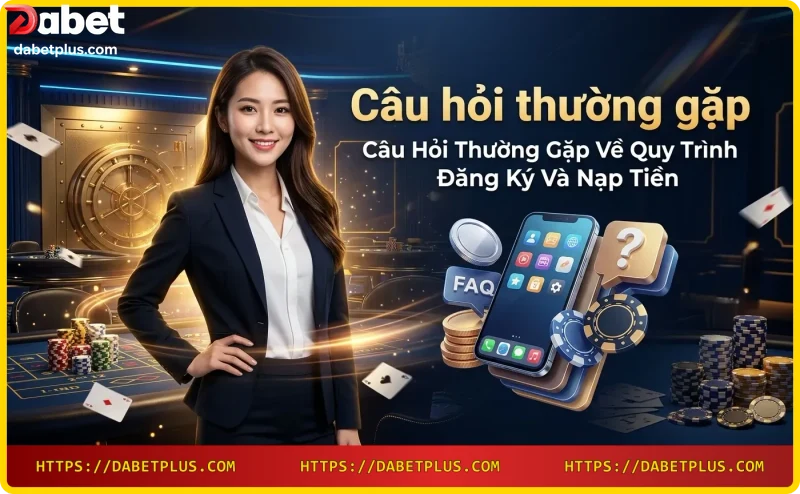 Quy trình đăng ký và nạp tiền Dabet - Minh họa nhanh chóng và tiện lợi