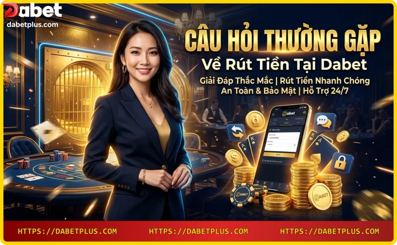 Quy trình rút tiền Dabet - Minh họa an toàn và nhanh chóng