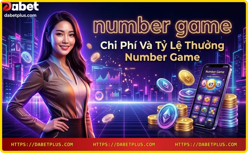 Tiền thưởng và tỷ lệ thắng trong number game tại Dabet
