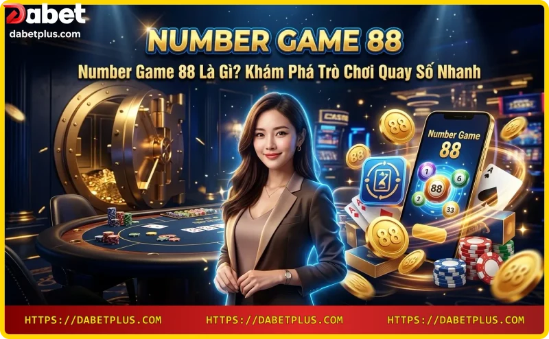 Trò chơi Number Game 88 quay số nhanh tại Dabet