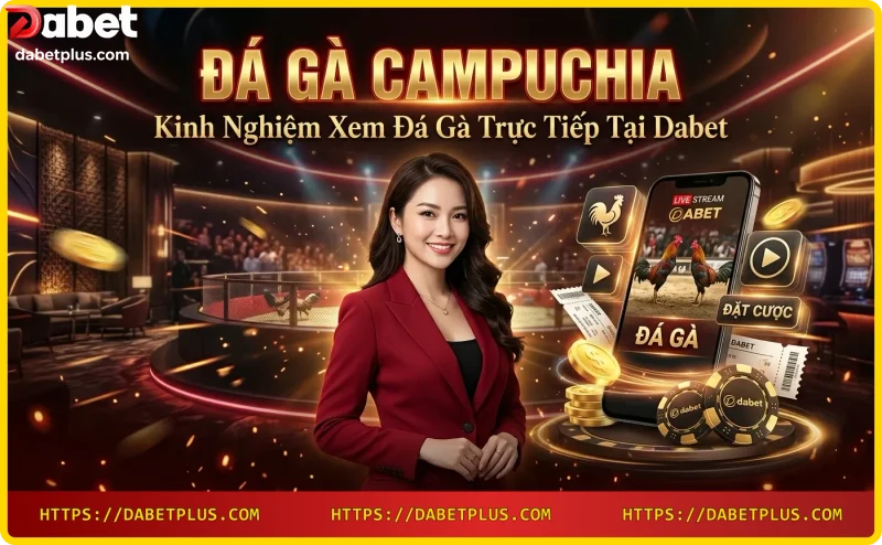 Xem đá gà trực tiếp trên điện thoại tại Dabet